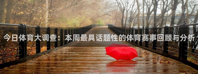鲸鱼谷：今日体育大调查：本周最具话题性的体育赛事回顾与分析